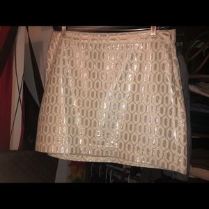 Banana Republic metallic skirt size 16 new